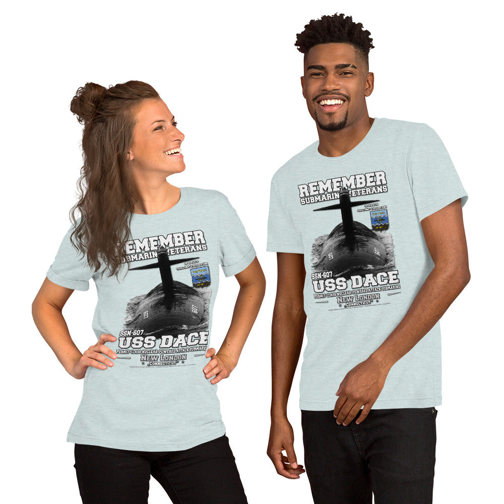 USS DACE SSN-607 Submarine t-shirt