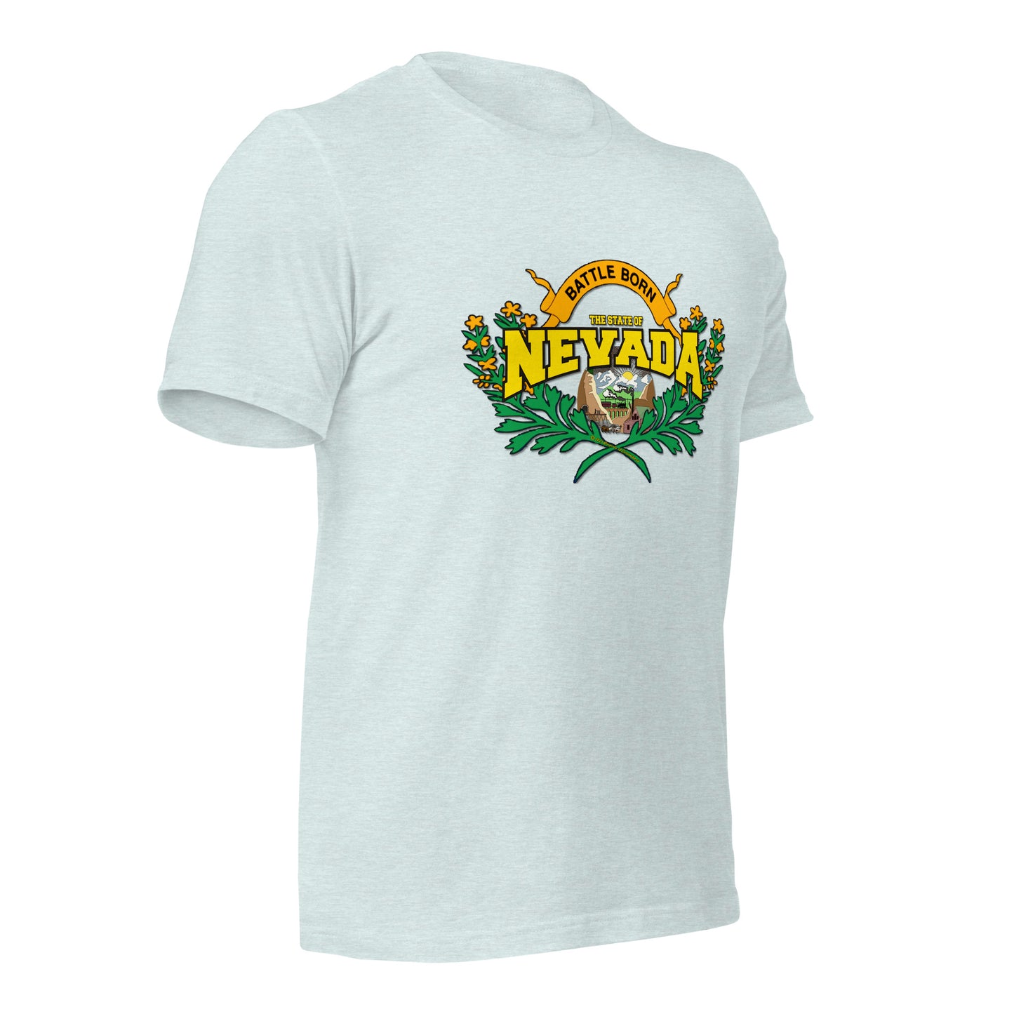 Nevada State tee,State Nevada t-shirt, Comancha Graphics tee,The State Of Nevada t-shirt, Comancha Graphics,