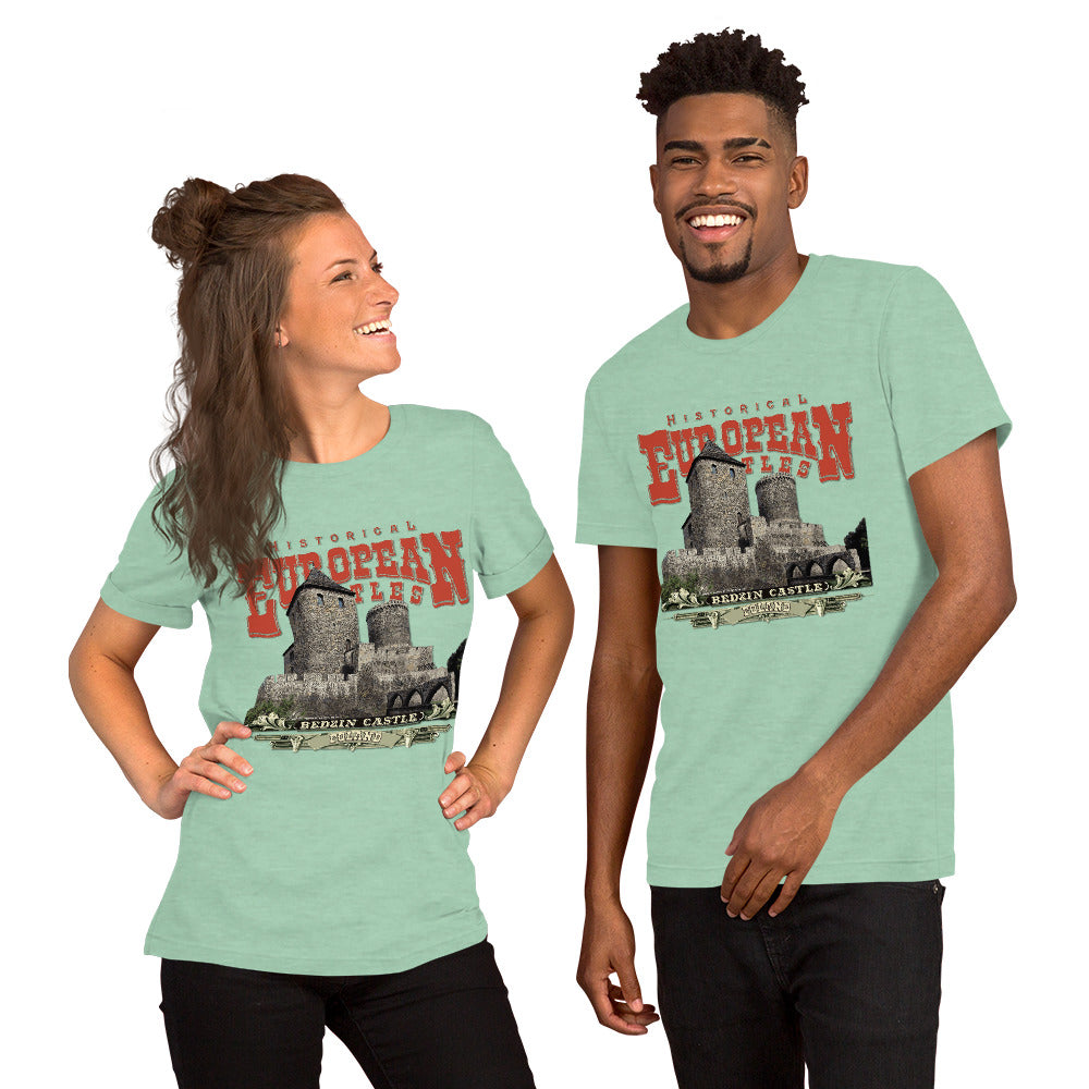 Bedzin zamek Polskie Zamki T-shirt,