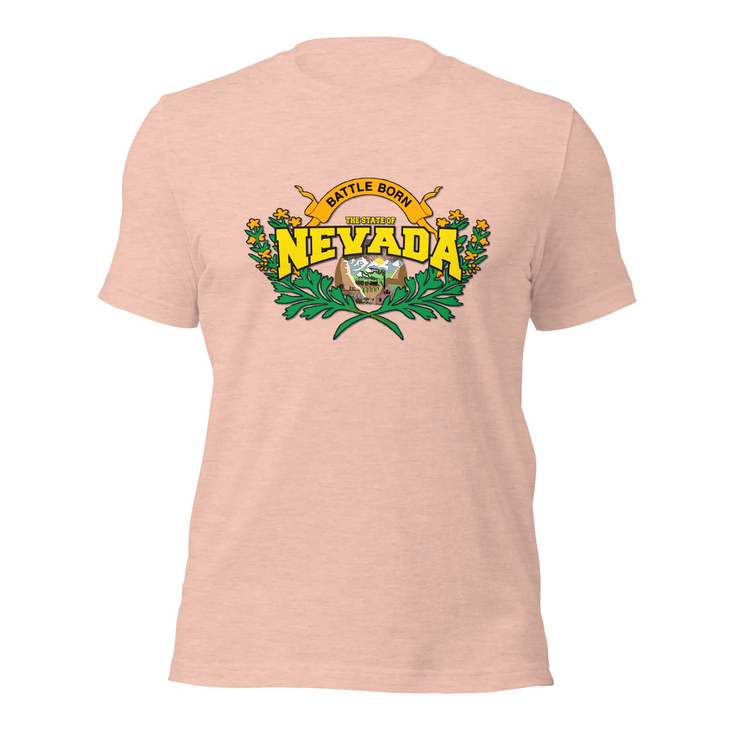 Nevada State tee,State Nevada t-shirt, Comancha Graphics tee,The State Of Nevada t-shirt, Comancha Graphics,