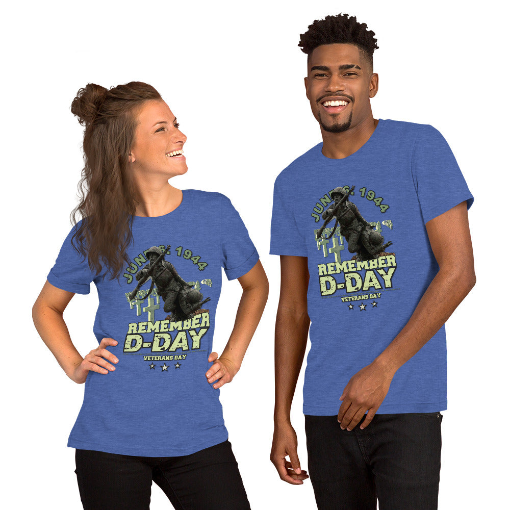 REMEMBER D-DAY 1944 Normandy T-shirt, Comancha D-Day T-shirts,D-DAY T-Shirts,