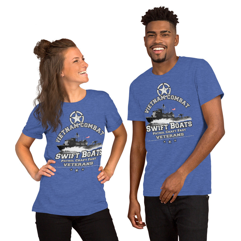 SWIFT BOATS t-shirt, Vietnam Combat Veterans Unisex t-shirt, Comancha Graphics T-Shirts,