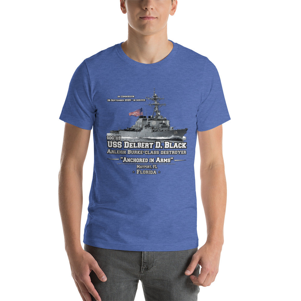USS DELBERT BLACK DDG-119 Destroyer t-shirt