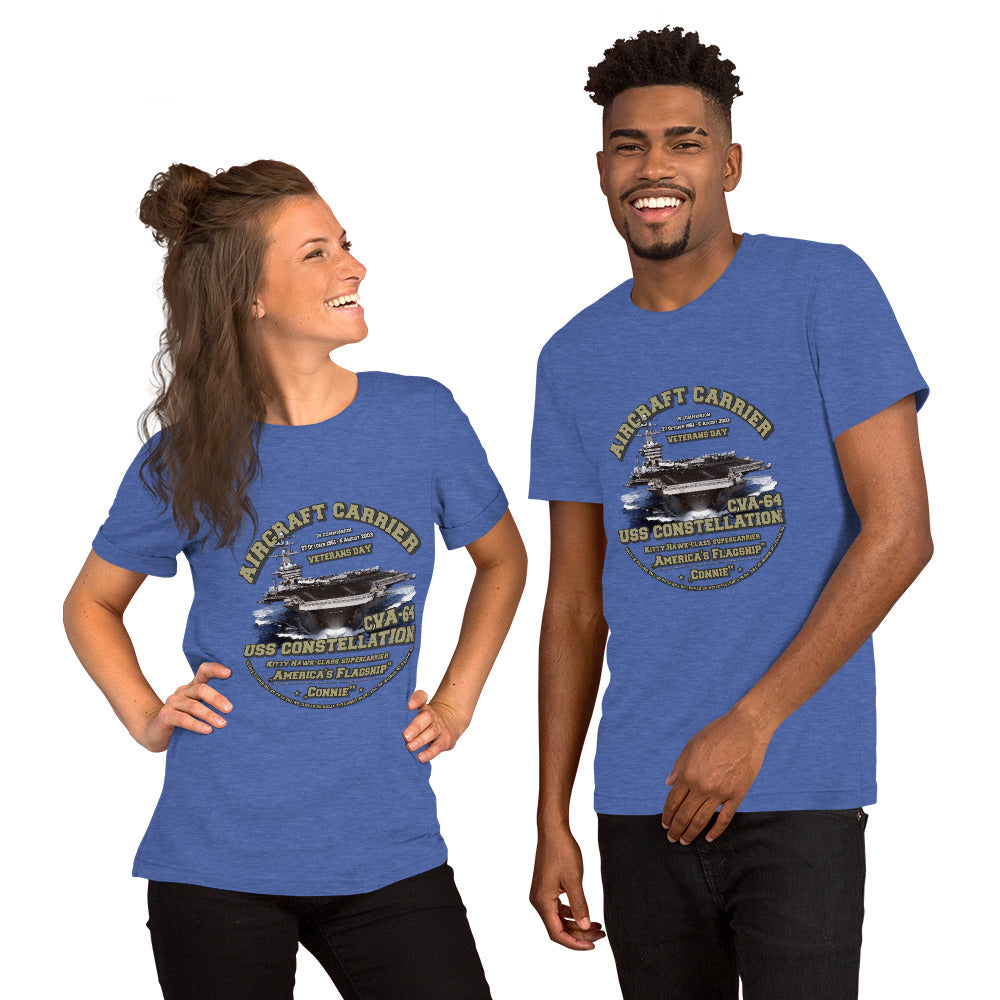 USS CONSTELLATION CV-64 shipmates t-shirt