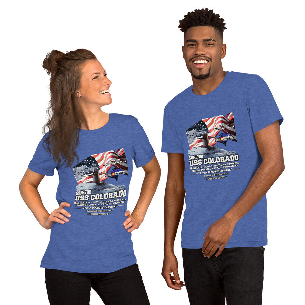 USS COLORADO t-shirt, USS SSN-771 Submarine Veterans T-Shirt, Comancha t-shirt,
