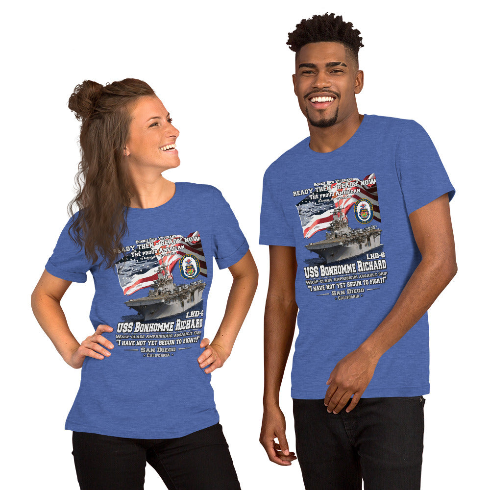 USS BONHOMME RICHARDS t-shirt,USS BONHOMME RICHARDS LHD-6 tee,Unisex t-shirt, Comancha T-shirts,