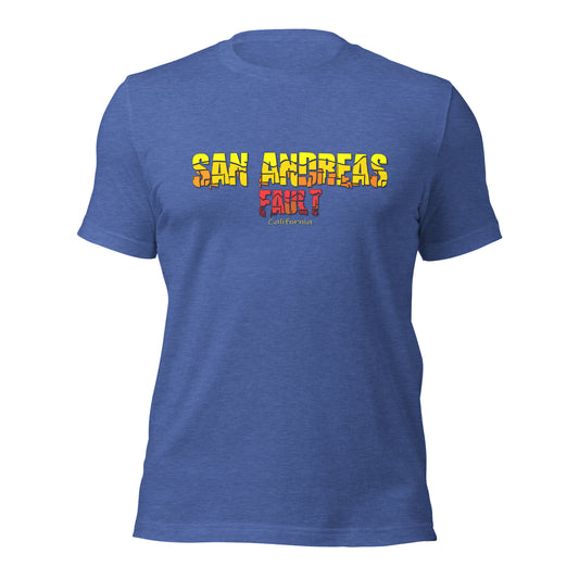 SAN ANDREAS FAULT California T-shirt