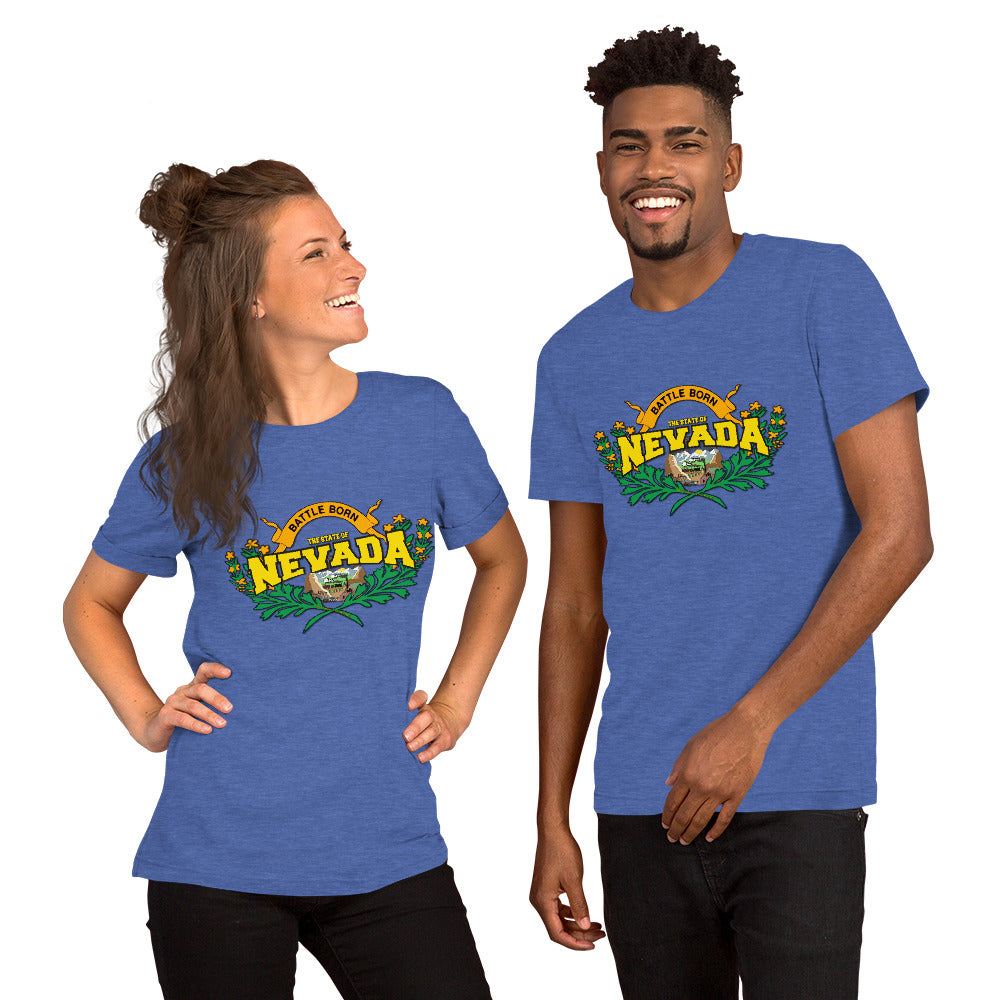 Nevada State tee,State Nevada t-shirt, Comancha Graphics tee,The State Of Nevada t-shirt, Comancha Graphics,