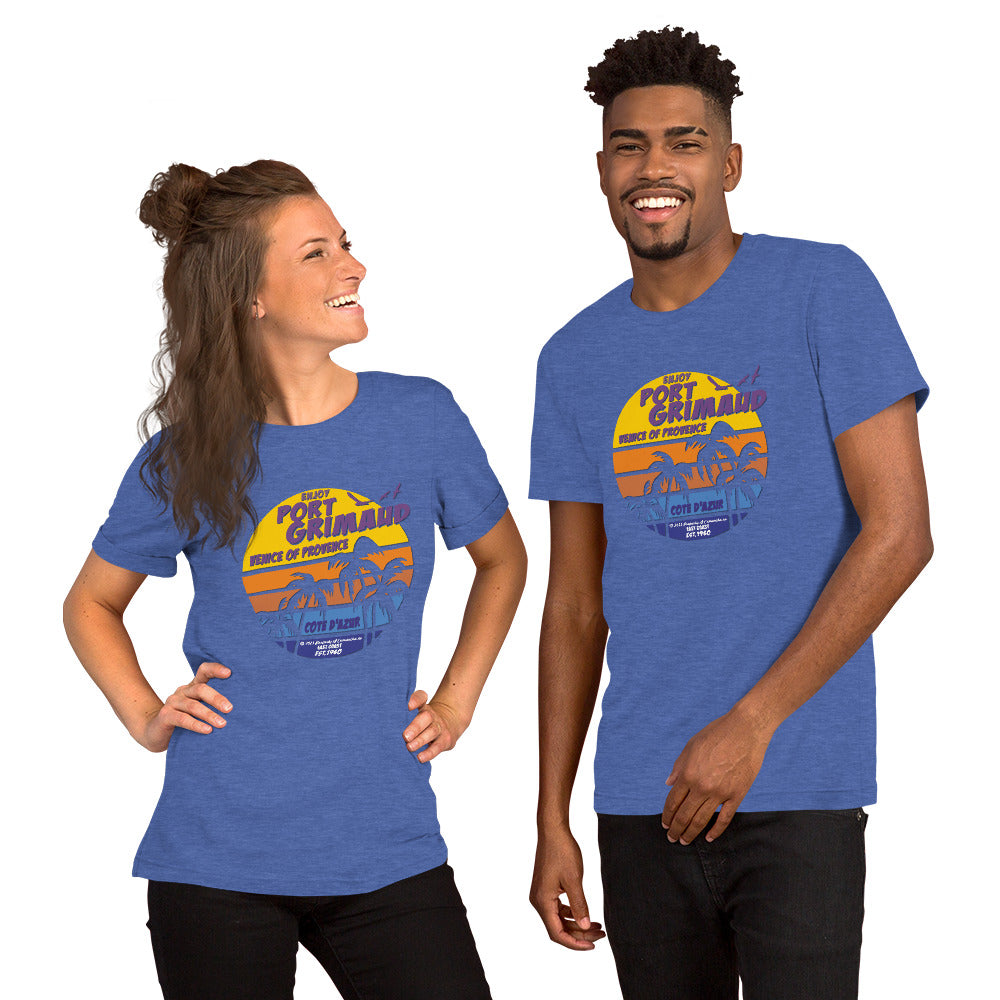 Port Grimaud t-shirt, Cote de azur France T-shirt, Comancha Graphics tee,Port Grimaud France T-shirt, Comancha Graphics,