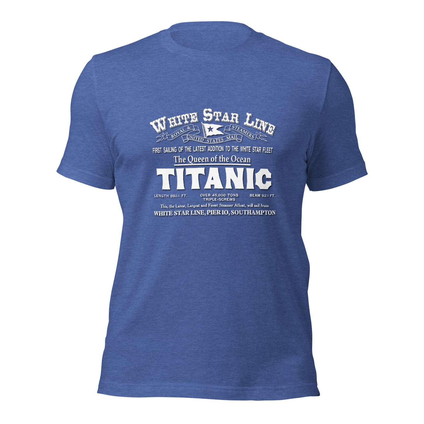 WHITE STAR LINE- Titanic Unisex t-shirt
