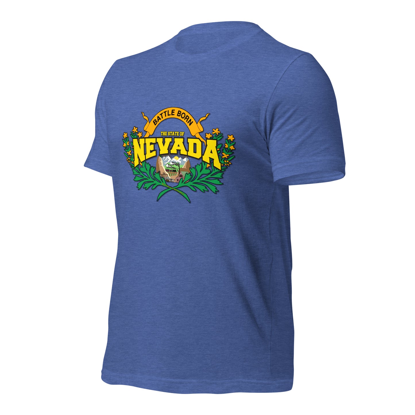 Nevada State tee,State Nevada t-shirt, Comancha Graphics tee,The State Of Nevada t-shirt, Comancha Graphics,