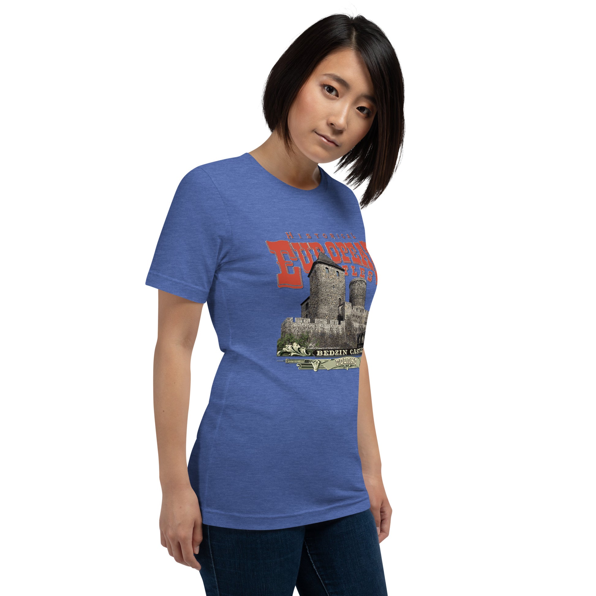 Bedzin koszulka, Bedzin zamek koszulka, zamek Bedzin koszulka,Bedzin zamek Polskie Zamki T-shirt,