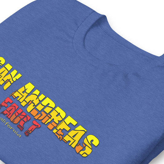 SAN ANDREAS FAULT California T-shirt