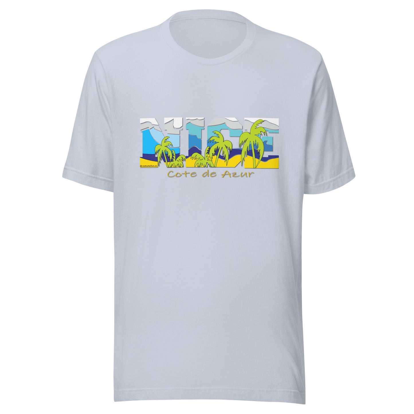 NICE tee, NICE FRANCE tee, Cote de Azur t-shirt, France T-shirt, Comancha Graphics,