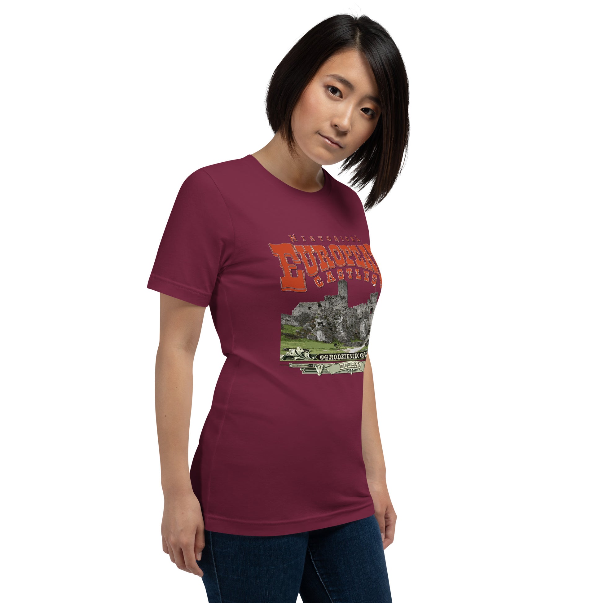 Ogrodzieniec koszulka,Zamek Ogrodzieniec koszulka, Polskie Zamki T-shirt, Comancha Graphics,