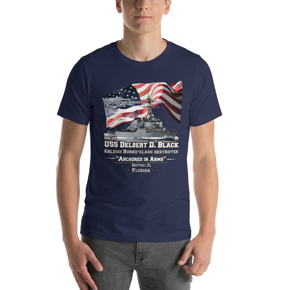 USS DELBERT BLACK t-shirt, DDG-119 Destroyer Veterans Unisex t-shirt, Comancha T-shirts Shop,