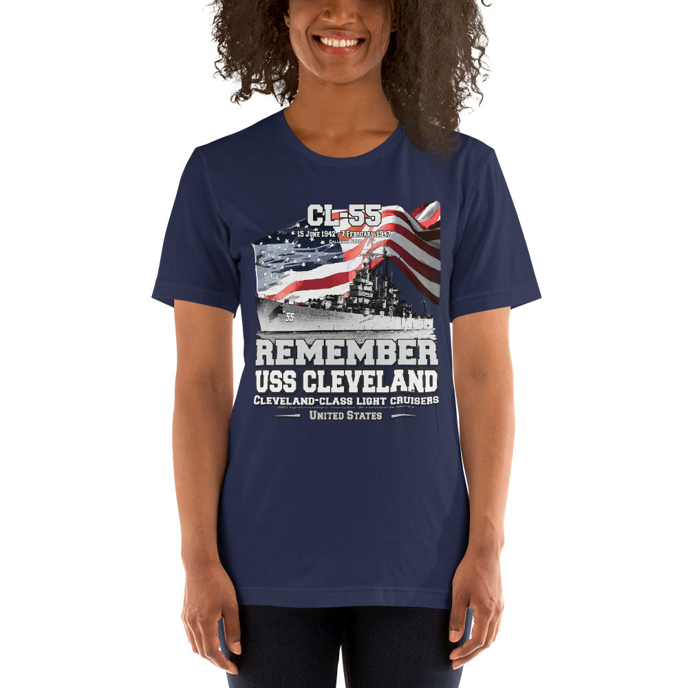 USS CLEVELAND t-shirt,USS CLEVELAND CL-55 t-shirt, US Light Cruiser Veterans T-Shirt, Comancha t-shirts,
