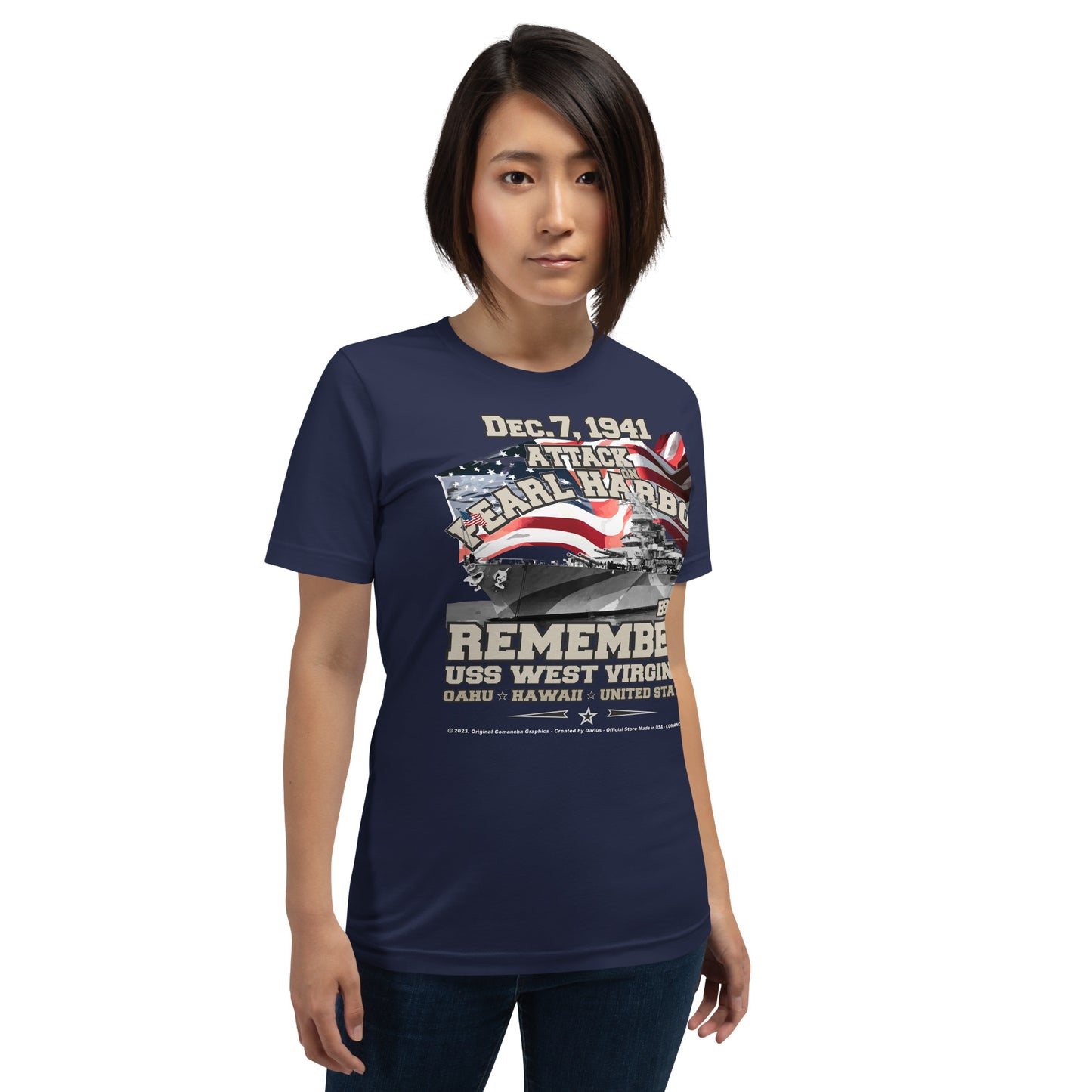 USS WEST VIRGINIA T-shirt, US Navy Submarine veterans tee, Navy Veterans tee, Comancha,BB-48 US Navy Battleship Veterans T-shirt, USS WEST VIRGINIA BB-48 T-shirt,