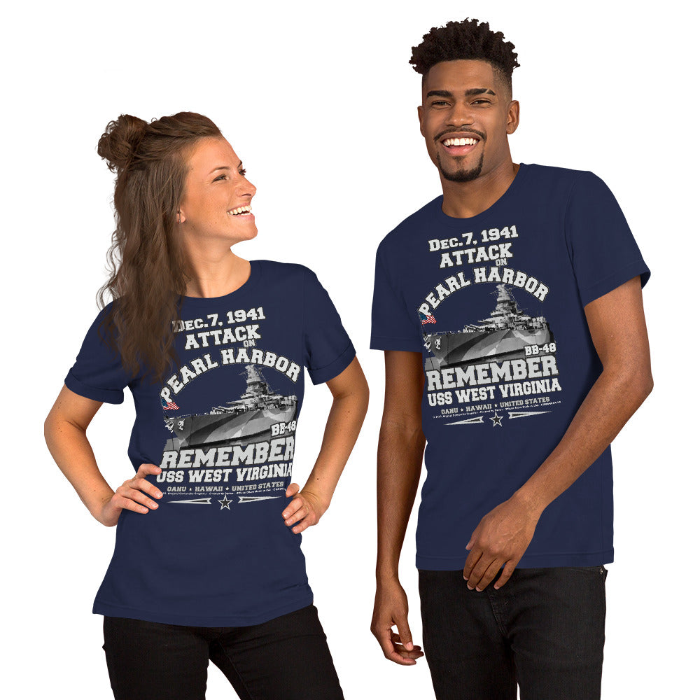 USS WEST VIRGINIA tee, Pearl harbor Tee, US Navy veterans tee,comancha, US Navy Battleship Veterans T-shirt, USS WEST VIRGINIA BB-48 T-shirt,