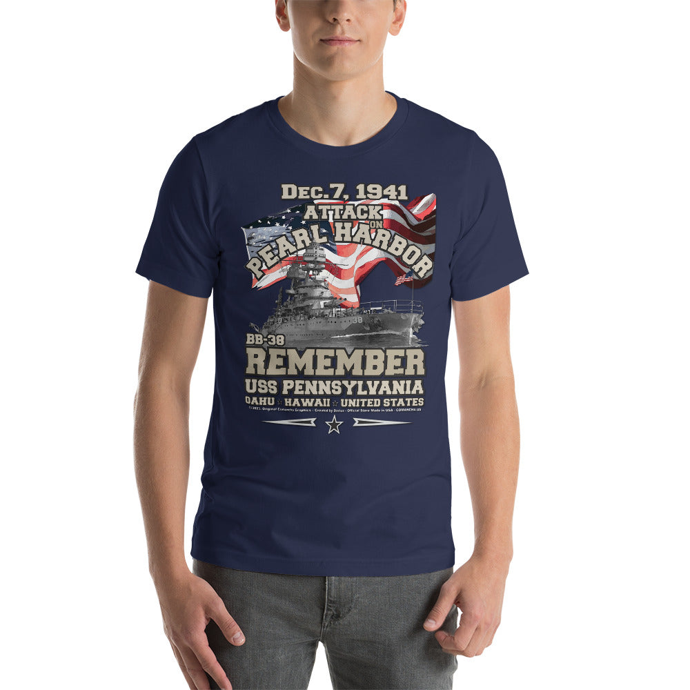 USS PENNSYLVANIA t-shirt, US Navy Battleship Veterans T-shirt, USS PENNSYLVANIA BB-38 T-shirt, US Navy T-shirt,US Navy Veterans T-shirt,comancha graphics tee,comancha,