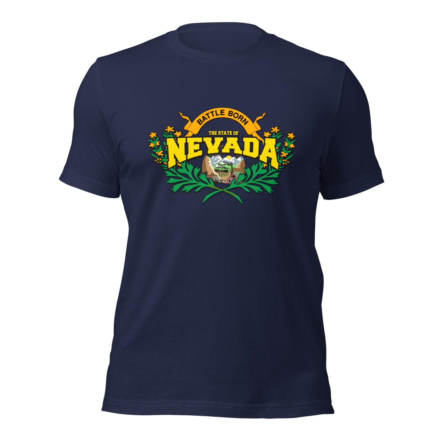 Nevada State tee,State Nevada t-shirt, Comancha Graphics tee,The State Of Nevada t-shirt, Comancha Graphics,