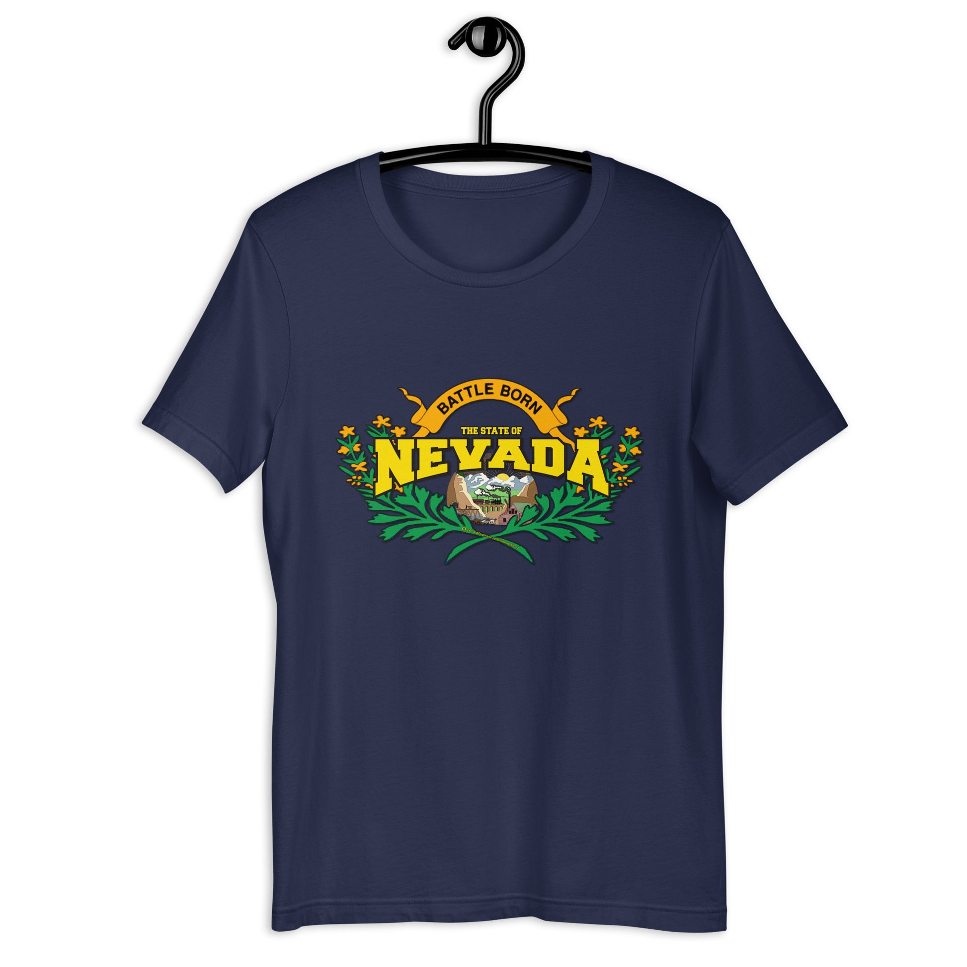 Nevada State tee,State Nevada t-shirt, Comancha Graphics tee,The State Of Nevada t-shirt, Comancha Graphics,