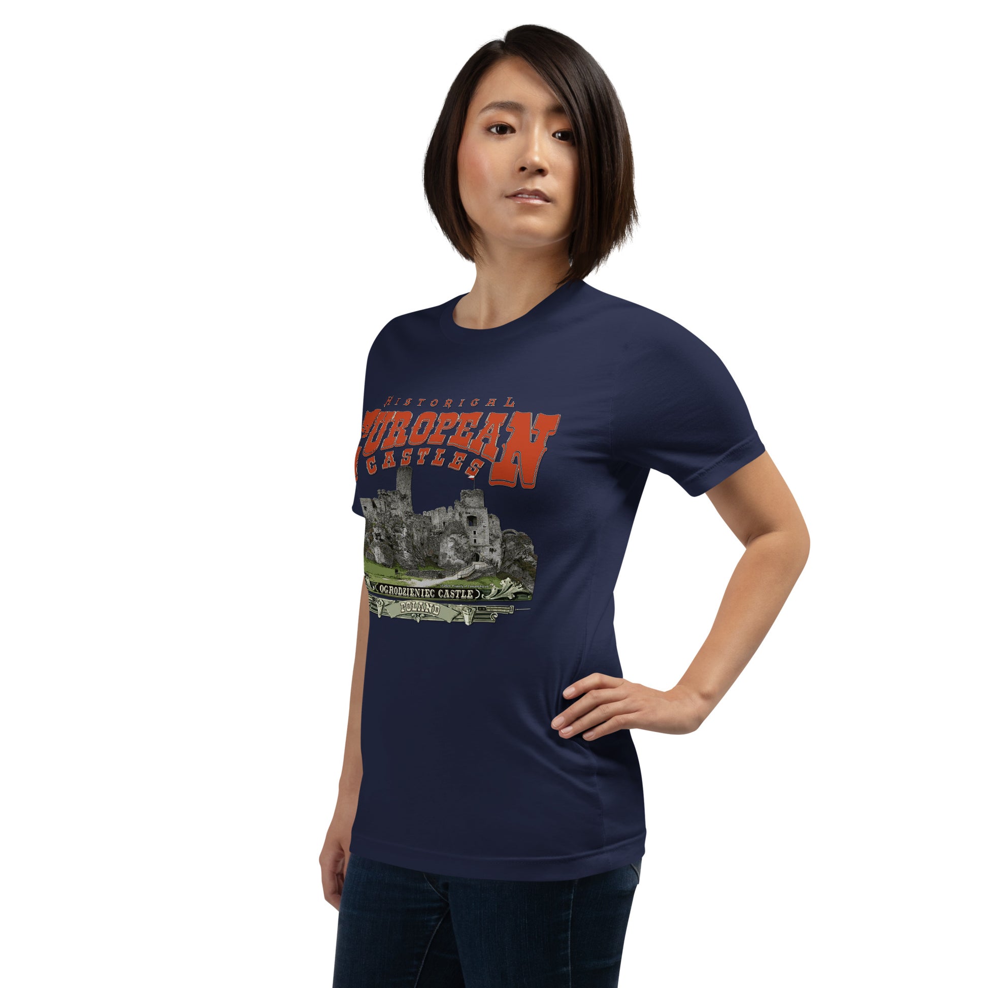 Ogrodzieniec koszulka,Zamek Ogrodzieniec koszulka, Polskie Zamki T-shirt, Comancha Graphics,