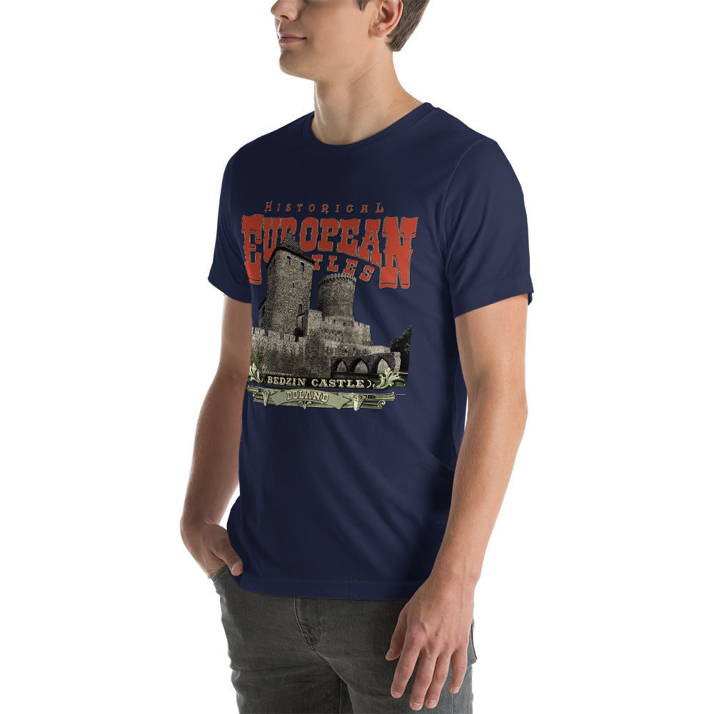 Bedzin koszulka, Bedzin zamek koszulka, zamek Bedzin koszulka,Bedzin zamek Polskie Zamki T-shirt,