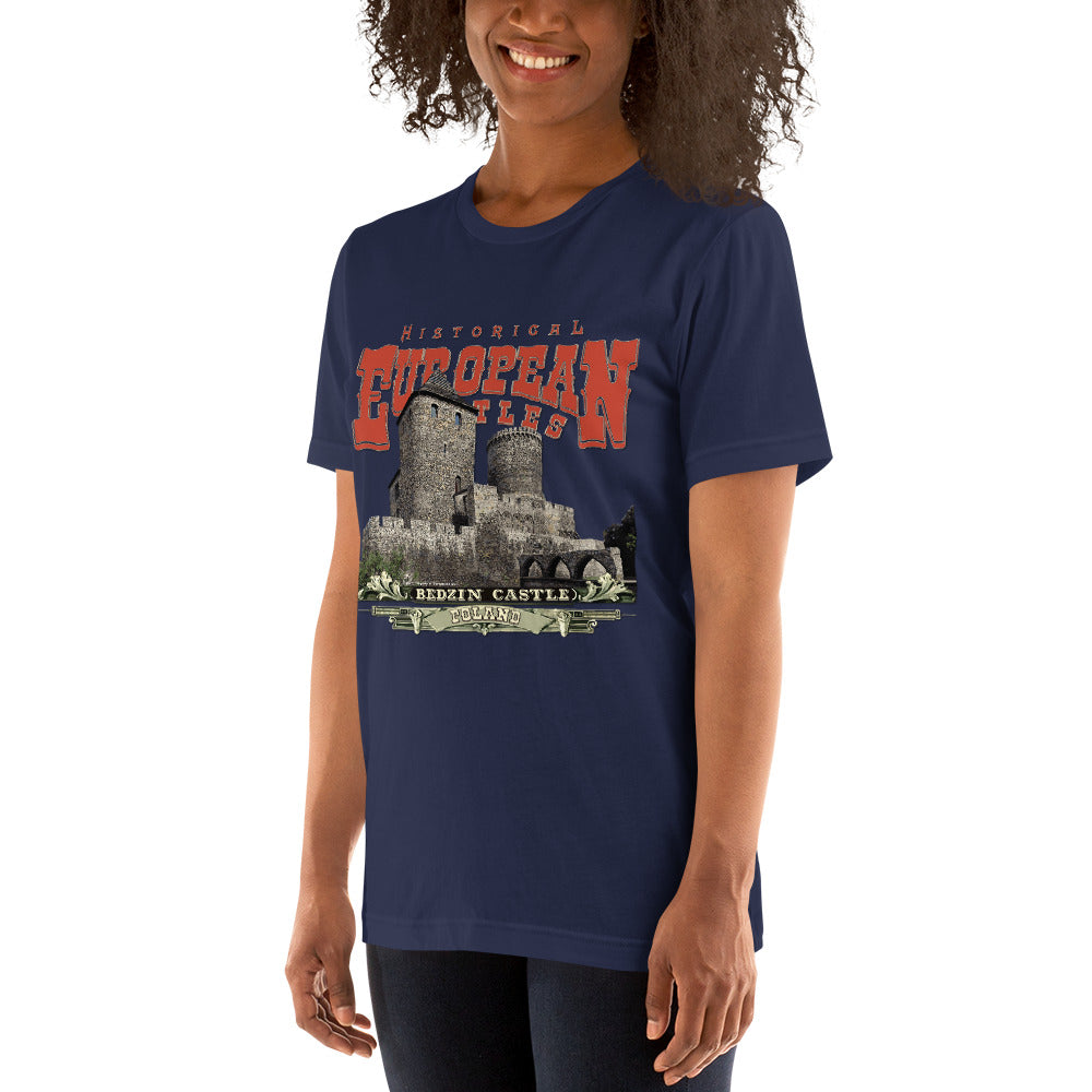 Bedzin koszulka, Bedzin zamek koszulka, zamek Bedzin koszulka,Bedzin zamek Polskie Zamki T-shirt,