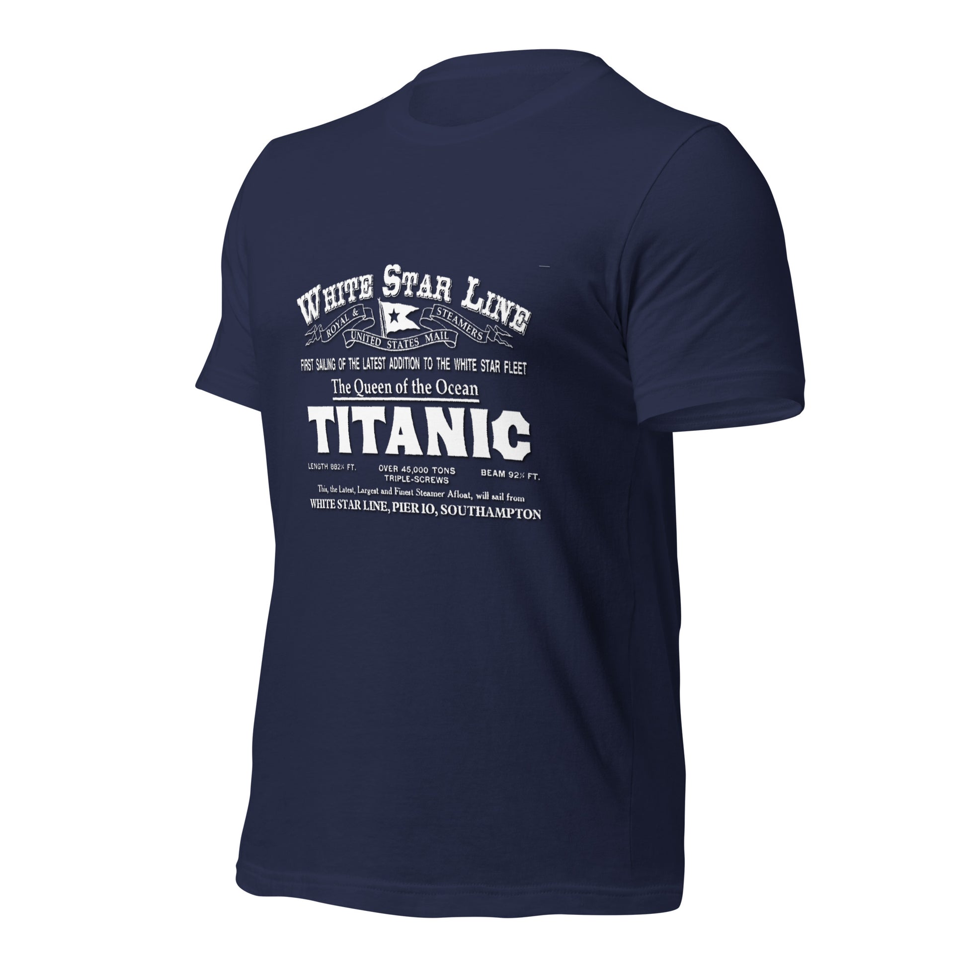 WHITE STAR LINE-Titanic Unisex t-shirt, Comancha Swatshirt, Titanic T-Shirt,