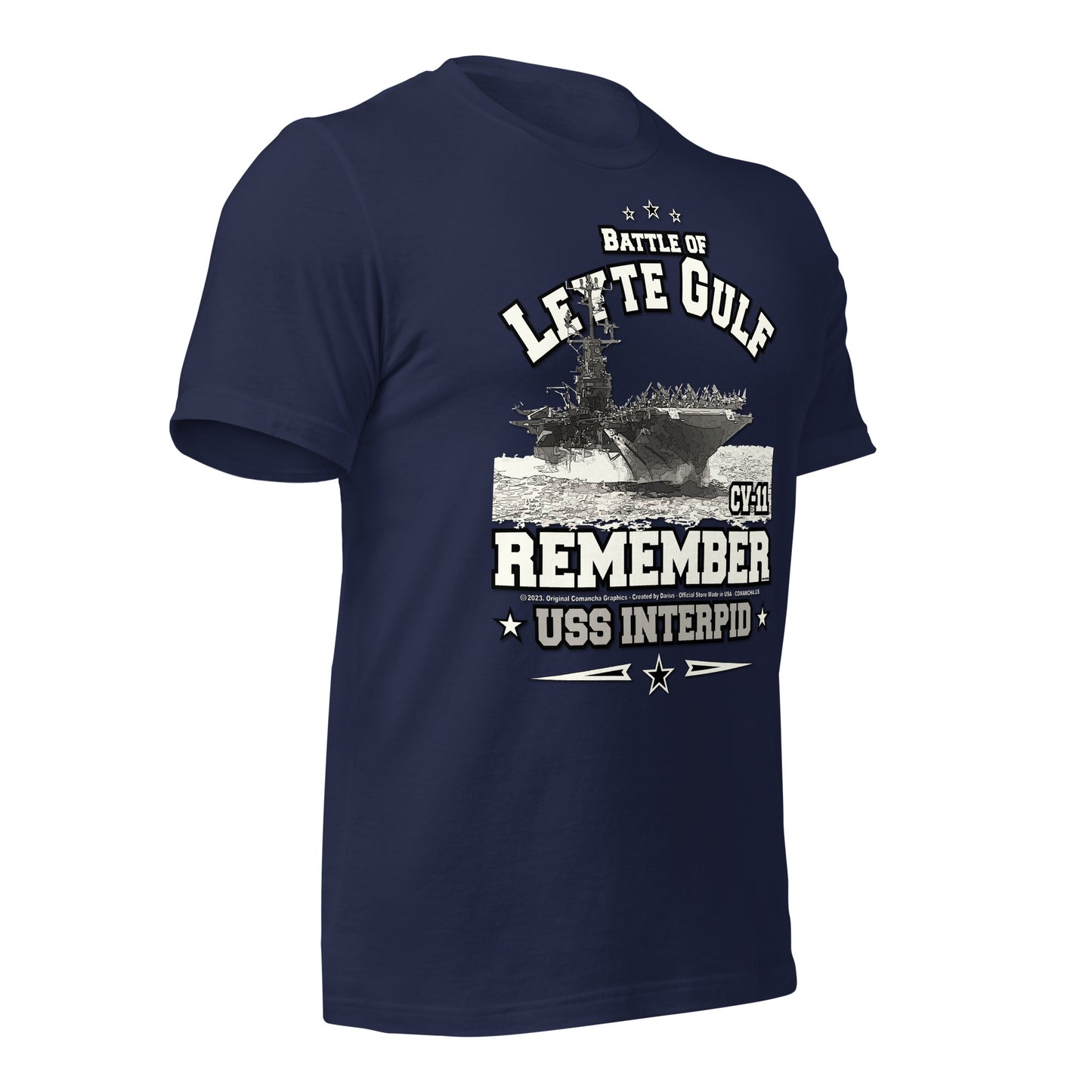 USS INTERPID CV-11 tee,US Navy Aircraft Carrier Veterans T-shirt, US Aircraft carrier Tee, Navy T-shirts, Comancha Navy T-shirts,