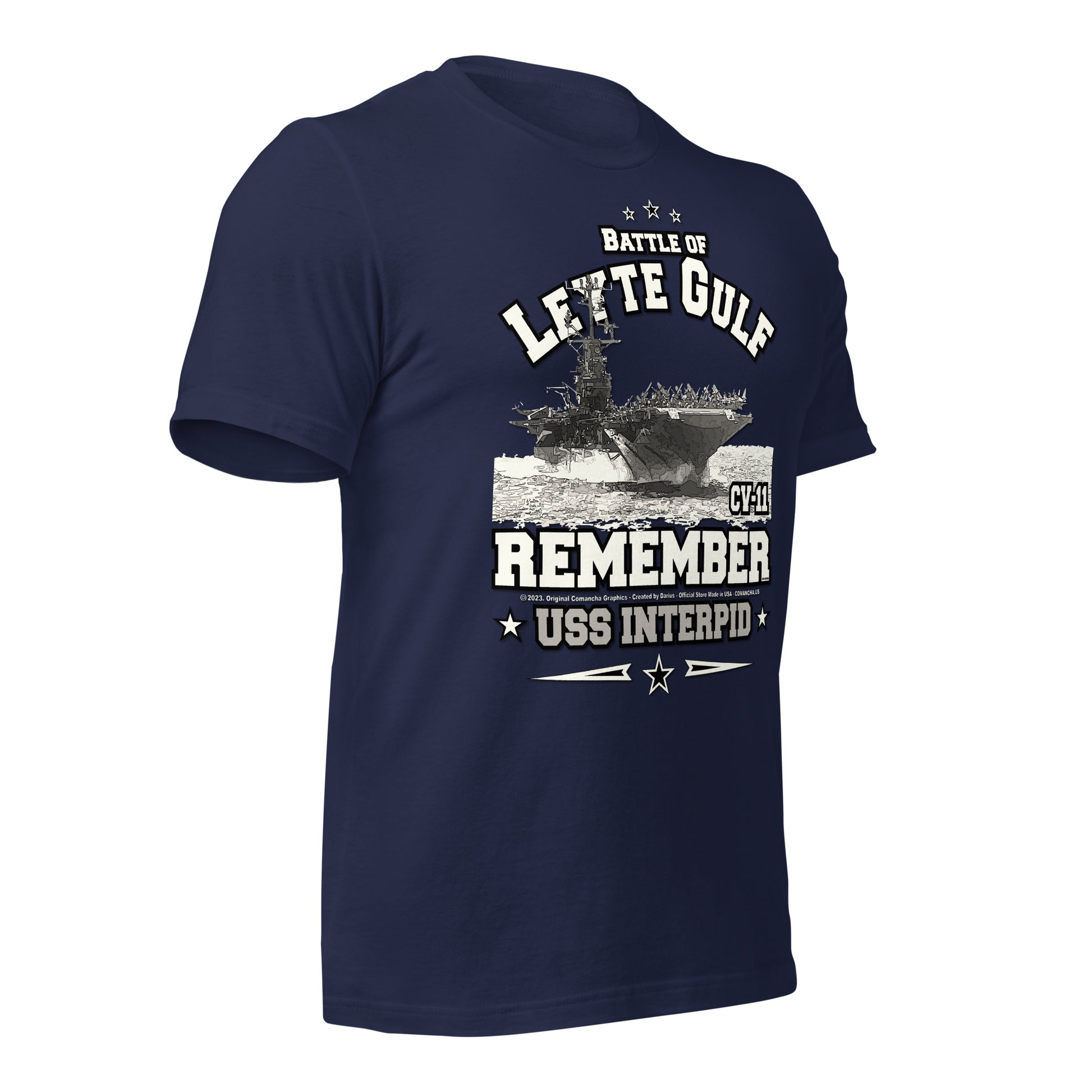 USS INTERPID CV-11 tee,US Navy Aircraft Carrier Veterans T-shirt, US Aircraft carrier Tee, Navy T-shirts, Comancha Navy T-shirts,
