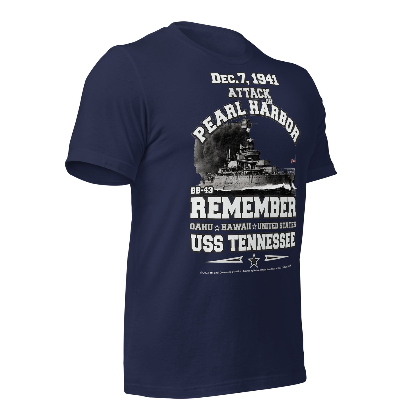 USS TEENESSEE t-shirt, US Navy Battleship T-shirt, USS TEENESSEE Battleship T-shirt, Pearl harbor t-shirt,comancha,