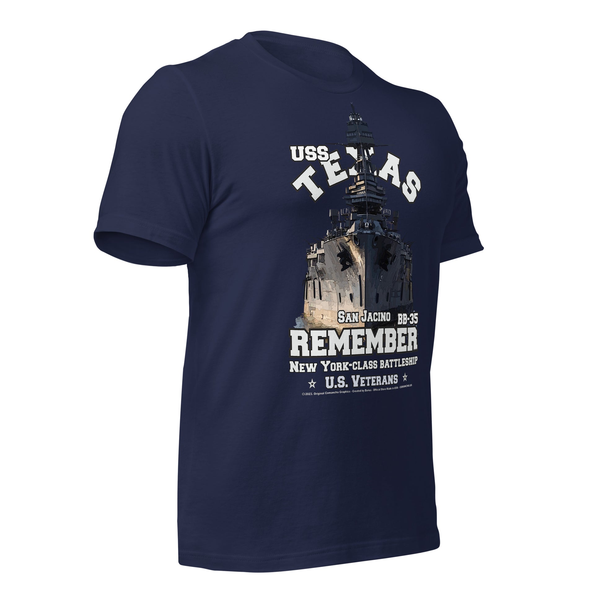USS TEXAS t-shirt, USS TEXAS veterans tee, USS TEXAS BB-35 US Navy Battleship Veterans T-shirt USS TEXAS BB-35 T-shirt, US navy tees, Comancha Graphics,