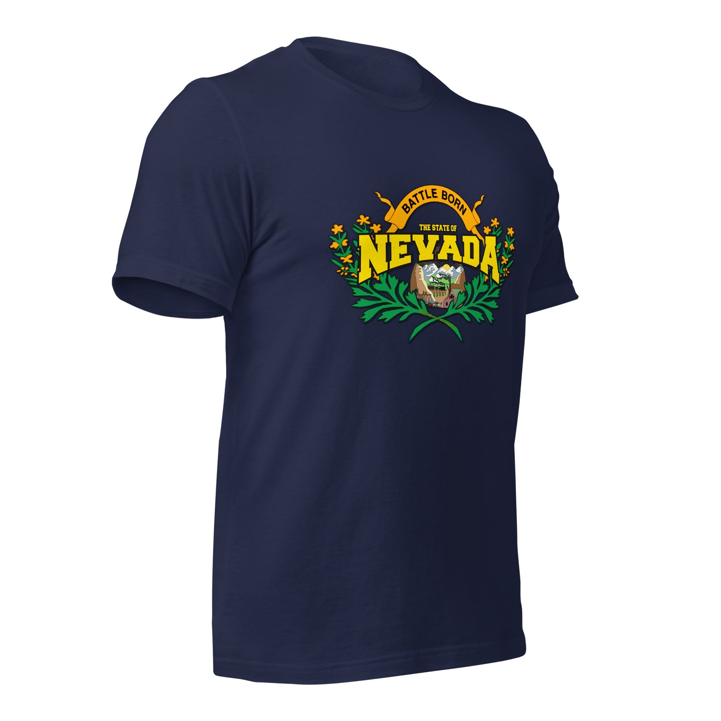 Nevada State tee,State Nevada t-shirt, Comancha Graphics tee,The State Of Nevada t-shirt, Comancha Graphics,