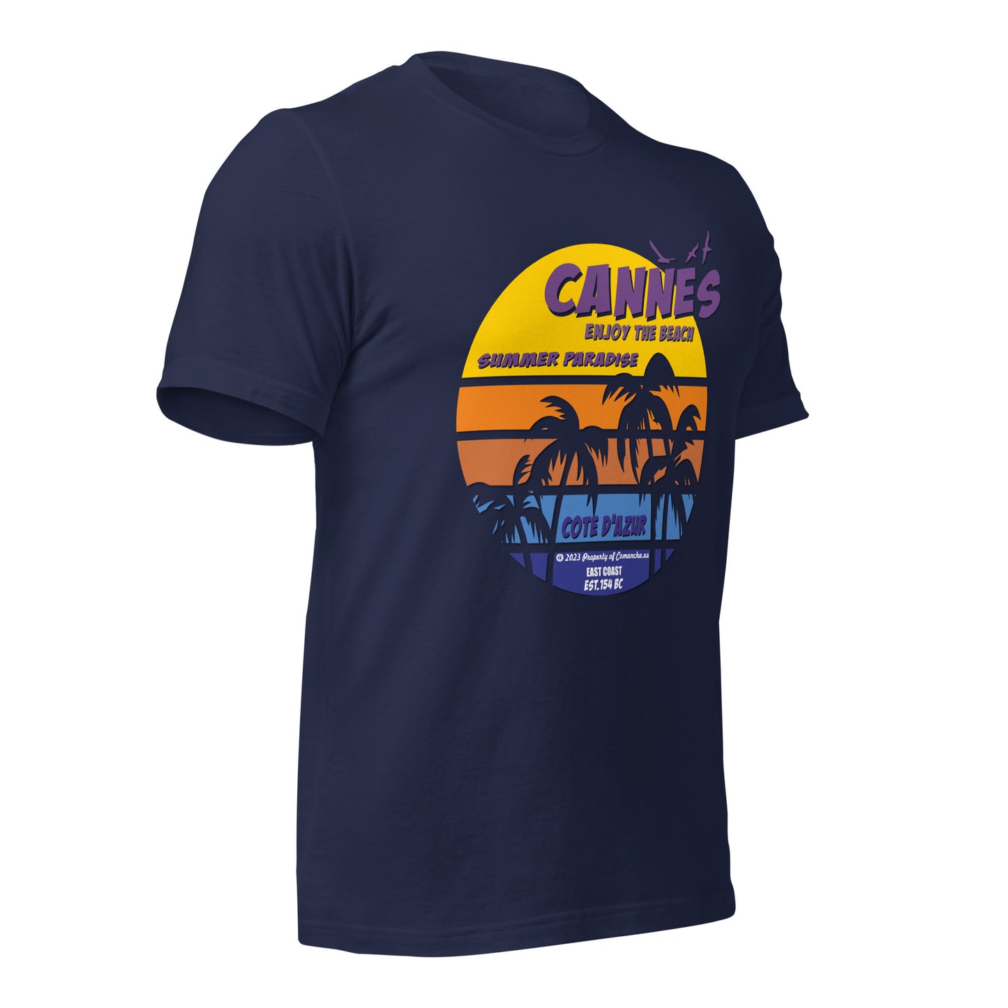 Cannes France T-shirt, Comancha Graphics, tee, Cannes T-shirt, Comancha Graphics tee,Cannes France T-shirt, Comancha Graphics,