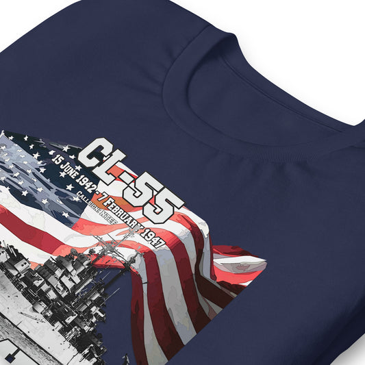 USS CLEVELAND t-shirt,USS CLEVELAND CL-55 t-shirt, US Light Cruiser Veterans T-Shirt, Comancha t-shirts,
