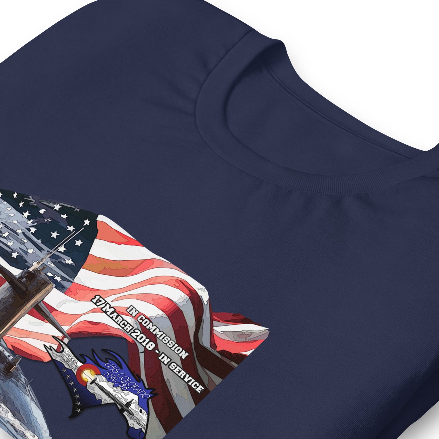 USS COLORADO t-shirt, USS SSN-771 Submarine Veterans T-Shirt, Comancha t-shirt,
