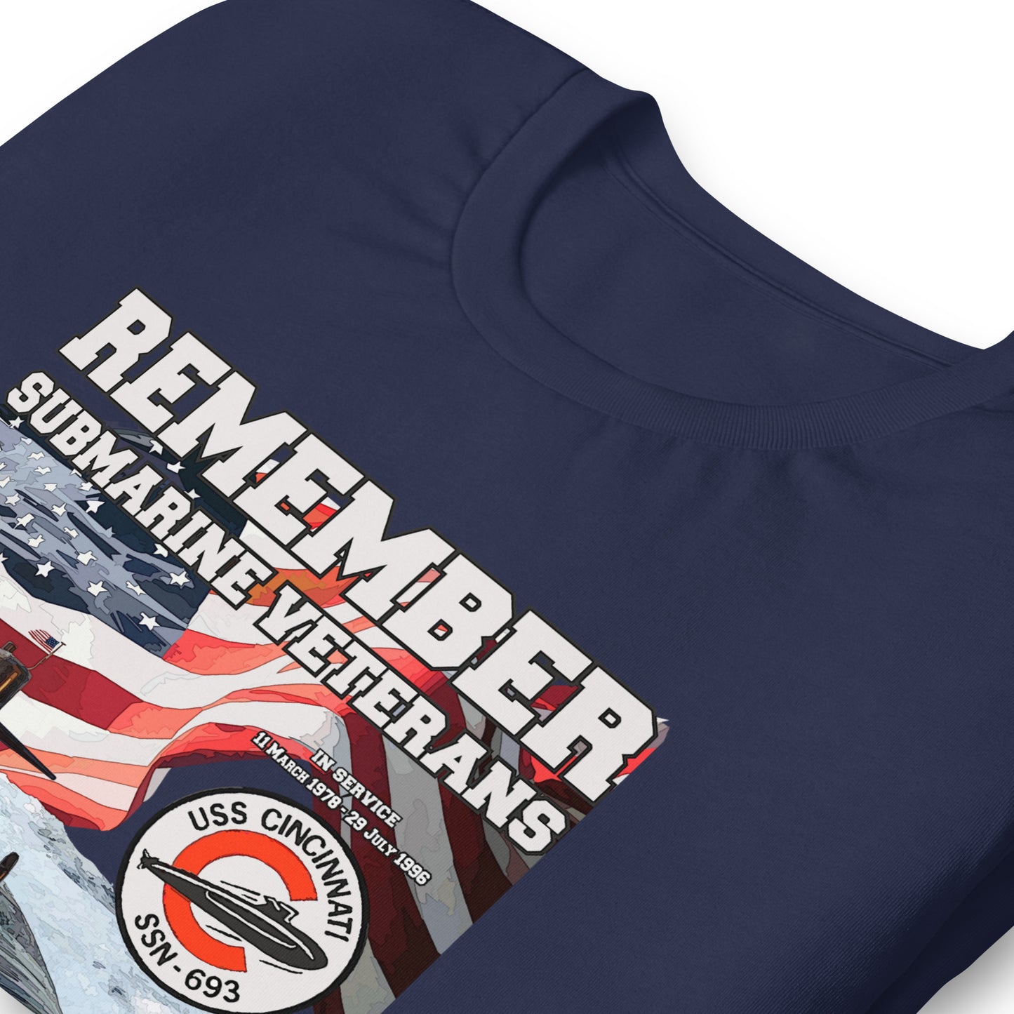 USS CINCINNATI SSN-693 T-shirt, USS CINCINNATI T-shirt, USS SSN-693 Submarine Veterans T-shirts, Comancha T-shirts,