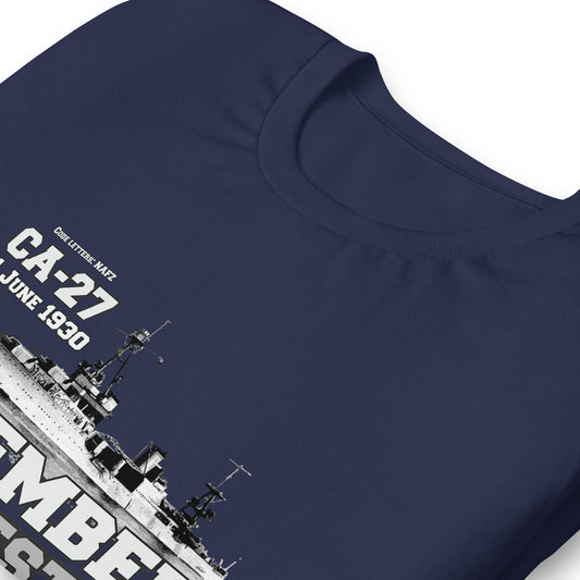 USS CHESTER tee,USS CHESTER CA-27 tee, US Cruiser Veterans T-shirts, Comancha WW2 Veterans T-shirt,