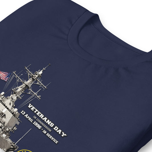 USS CARNEY DDG-64 t-shirt, USS CARNEY t-shirt, Destroyer Veterans Tee; Comancha Navy Tee, T-shirt shop,