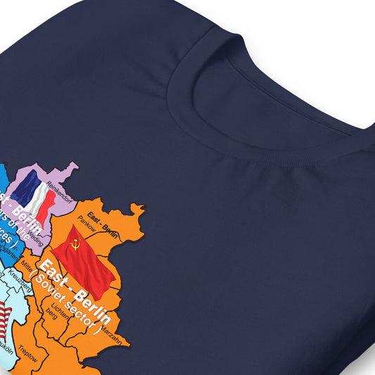 Berlin Wall tee, Berlin Wall gift, Berlin Wall sectors tee,Berlin Wall T-shirt, Comancha Graphics,