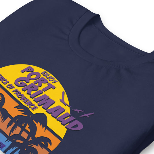 Port Grimaud t-shirt, Cote de azur France T-shirt, Comancha Graphics tee,Port Grimaud France T-shirt, Comancha Graphics,