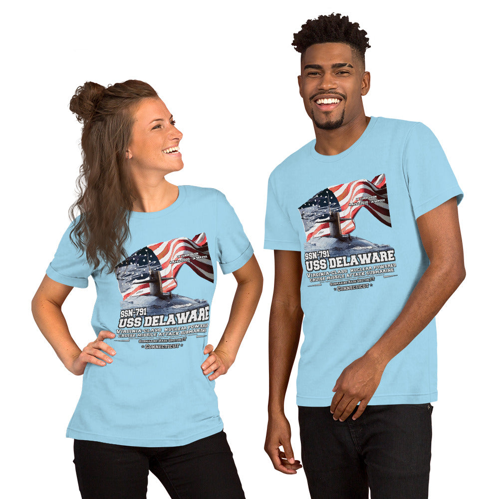 USS DELWARE SSN-791 Submarine t-shirt