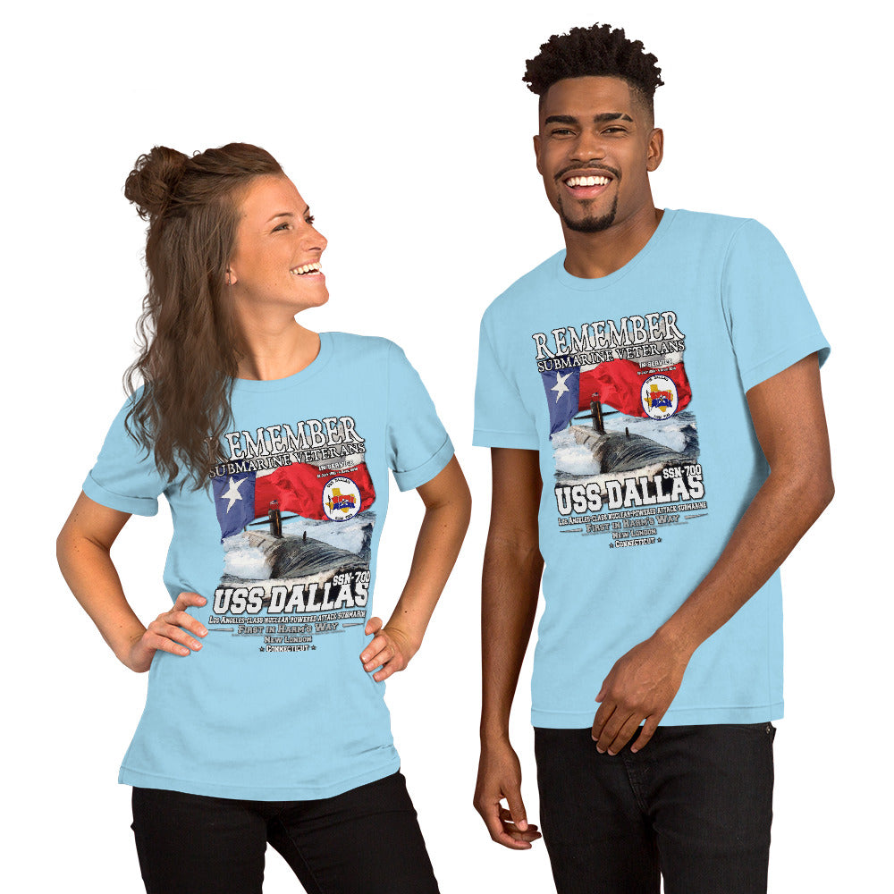 USS DALLAS SSN-700 Shipmates t-shirt