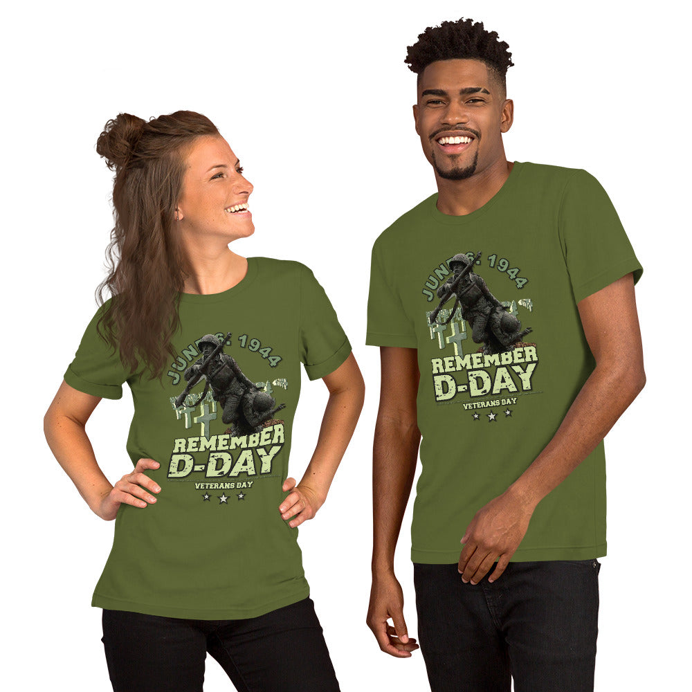 REMEMBER D-DAY 1944 Normandy T-shirt, Comancha D-Day T-shirts,D-DAY T-Shirts,