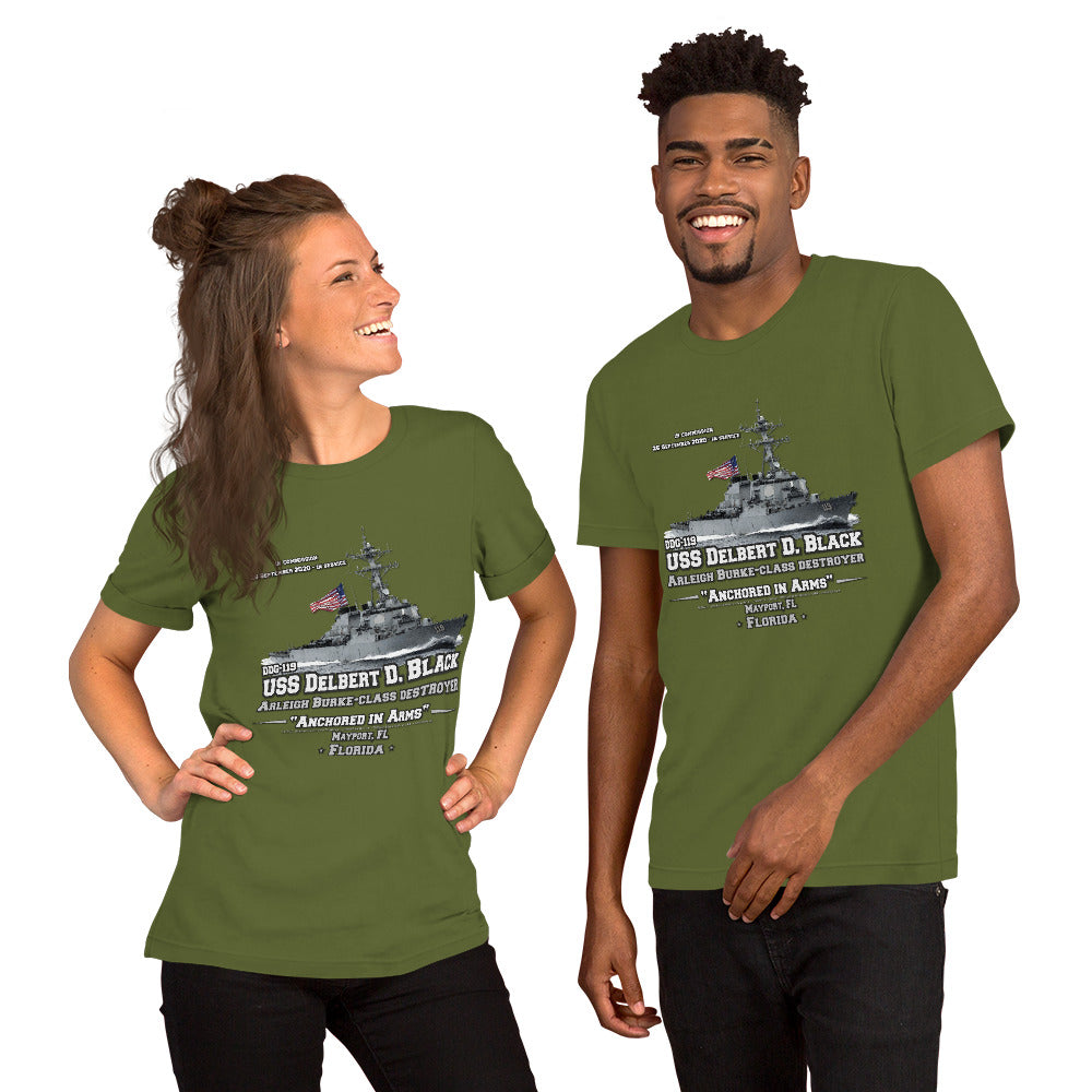 USS DELBERT BLACK DDG-119 Destroyer t-shirt