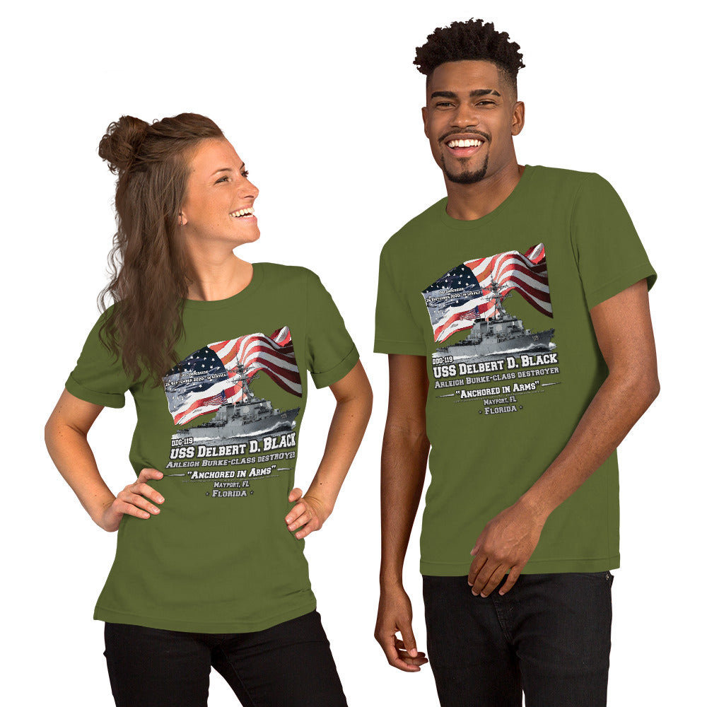 USS DELBERT BLACK DDG-119 t-shirt