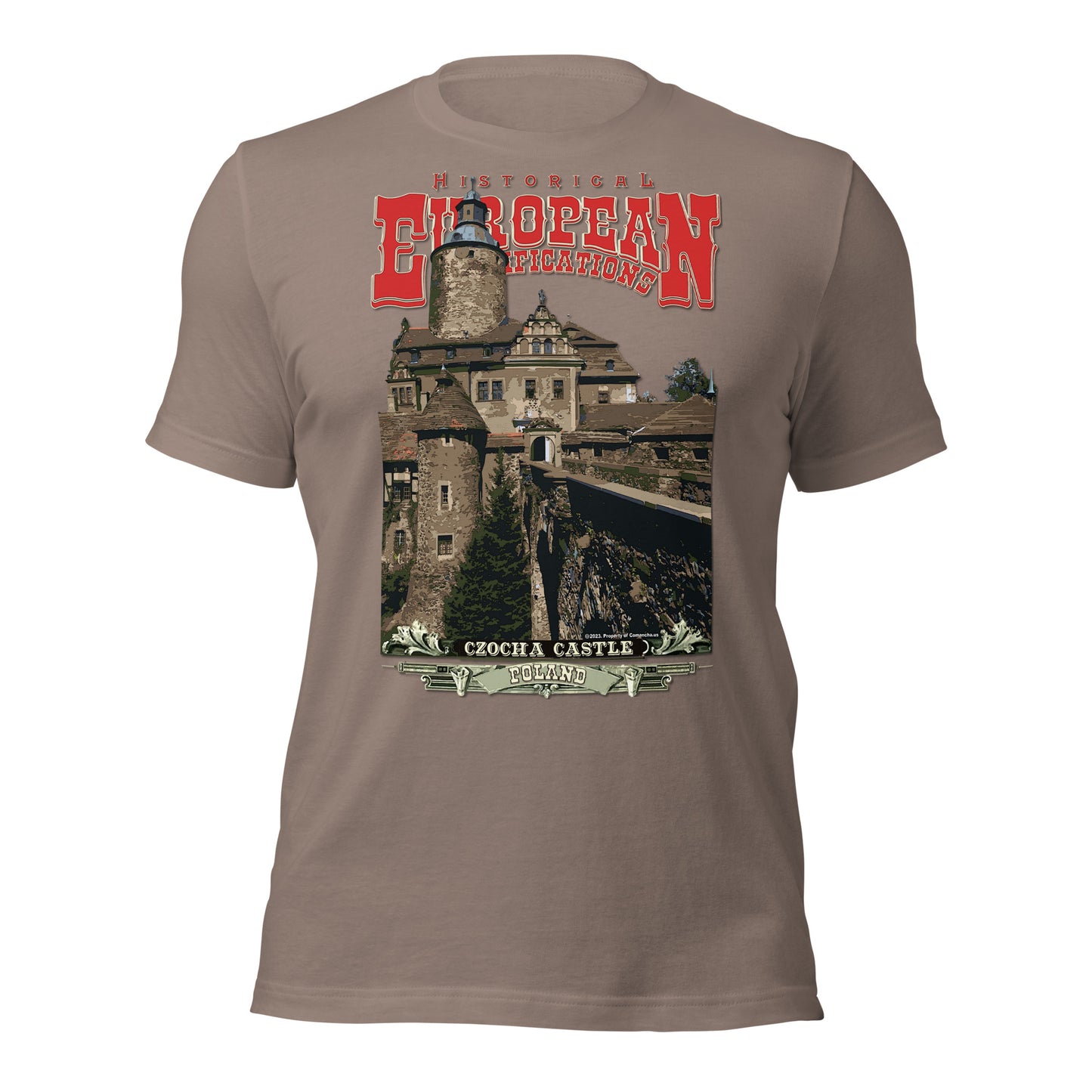 Zamek Czocha - Polskie zamki T-shirt
