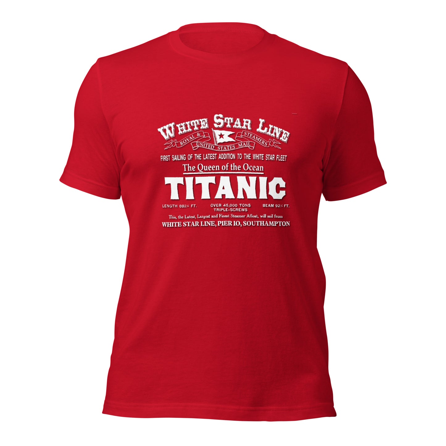 WHITE STAR LINE- Titanic Unisex t-shirt